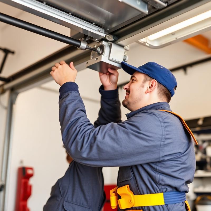 Garage Door Boylston expert technician at work
